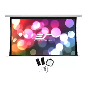 Motorizuotas projekcinis ekranas Elite Screens Saker Tab Tension SKT150XHW2-E24 3,81 m (150 col.) 16:9, matomas plotis 3,32 m, aukštis 1,869 m