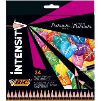 BIC Intensity spalvoti pieštukai 24 spalvos 967823