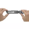 Kanceliarinis peilis WEDO 79 810 antracito ir baltos spalvos
