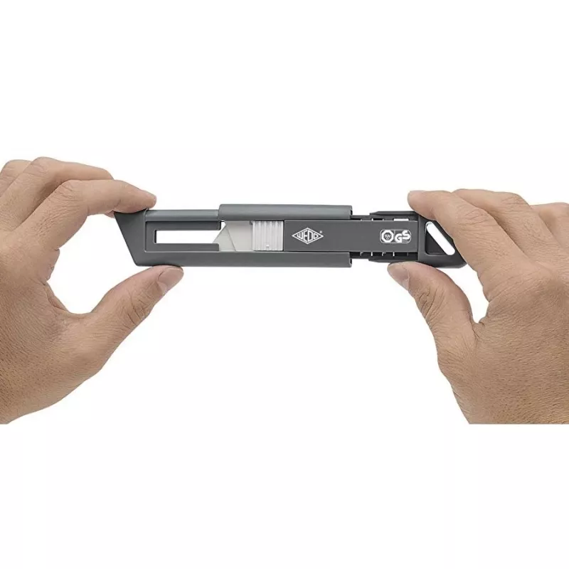 Kanceliarinis peilis WEDO 79 810 antracito ir baltos spalvos