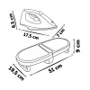 Sulankstoma lyginimo lenta Tefal
