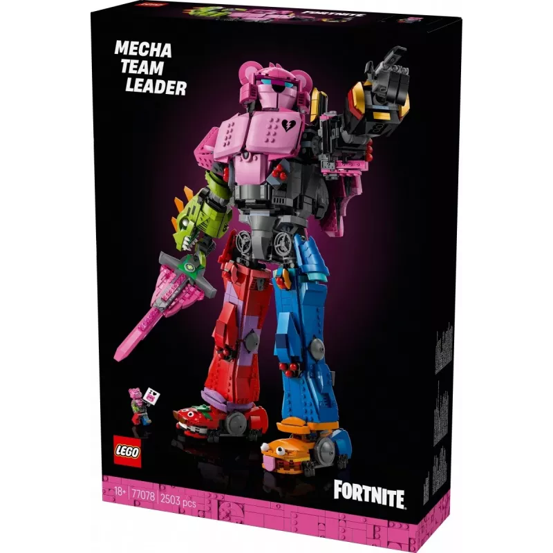 LEGO statybinis rinkinys Team Leader Mechs 77078 — Fortnite, 2503 dalys, 1 minifigūrėlė, 450 mm mecho aukštis