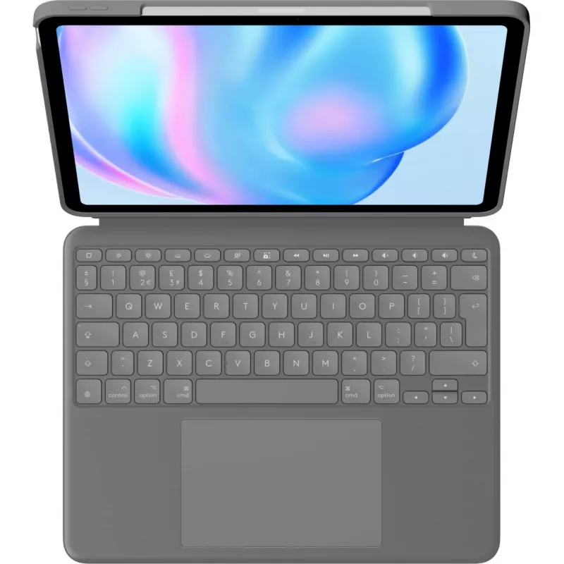 Logitech Combo Touch klaviatūra QWERTY JK Smart Connector pilka