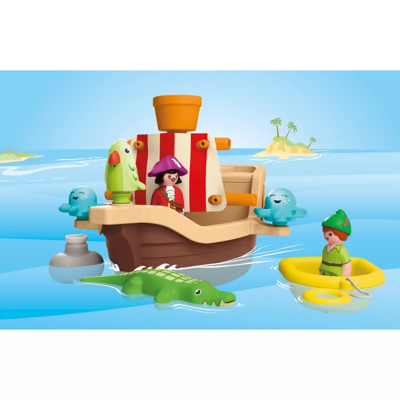 Figūrėlių rinkinys JUNIOR & Disney Piracki statek Piotrusia Pana