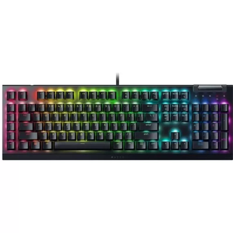 Razer BlackWidow V4 X RZ03-04700100-R3M1 klaviatūra, mechaninė, USB, QWERTY, JAV anglų, juoda