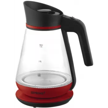 Elektrinis virdulys PRIME3 SEK51RD 1,5 L 2200 W Raudonas Skaidrus
