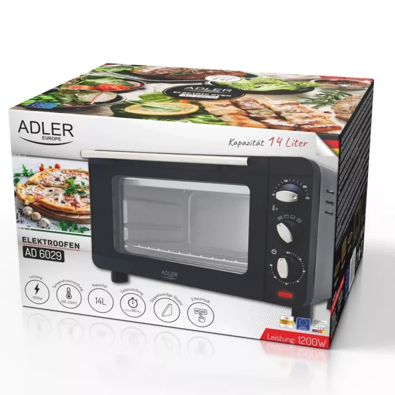 Elektrinė orkaitė ADLER AD 6029 juoda