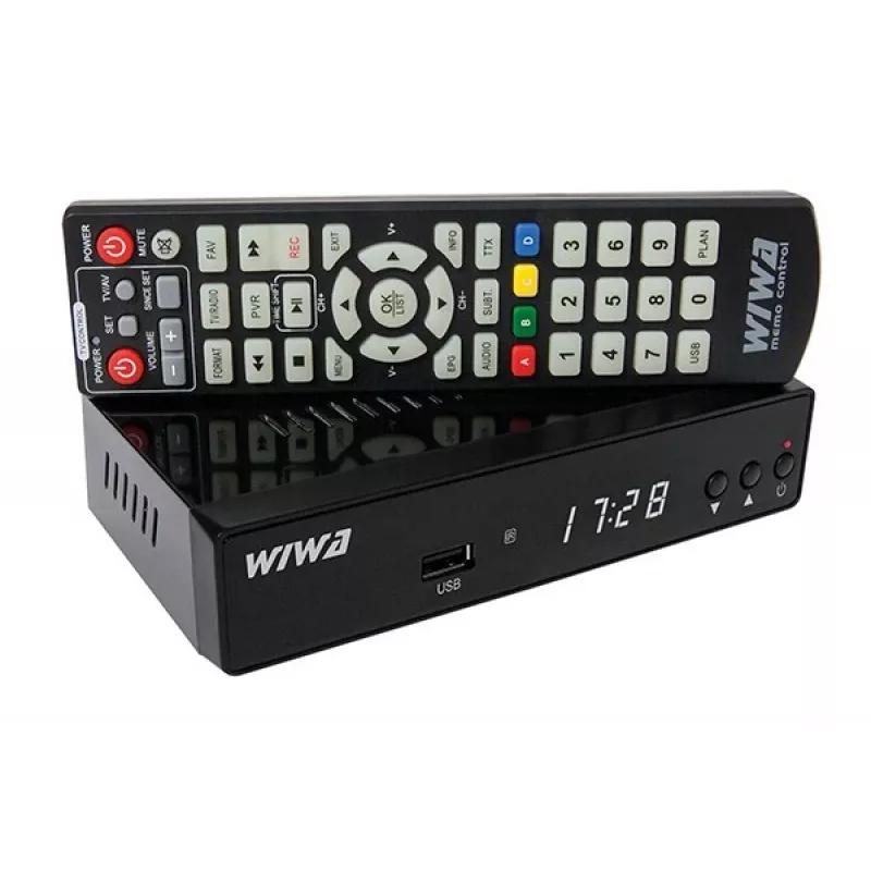WIWA H.265 MAXX TV imtuvas – DVB-T / DVB-T2 skaitmeninis tuneris su H.265 (HEVC) palaikymu