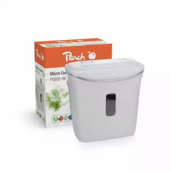 Mikro pjūvio popieriaus smulkintuvas PS600-06, baltas