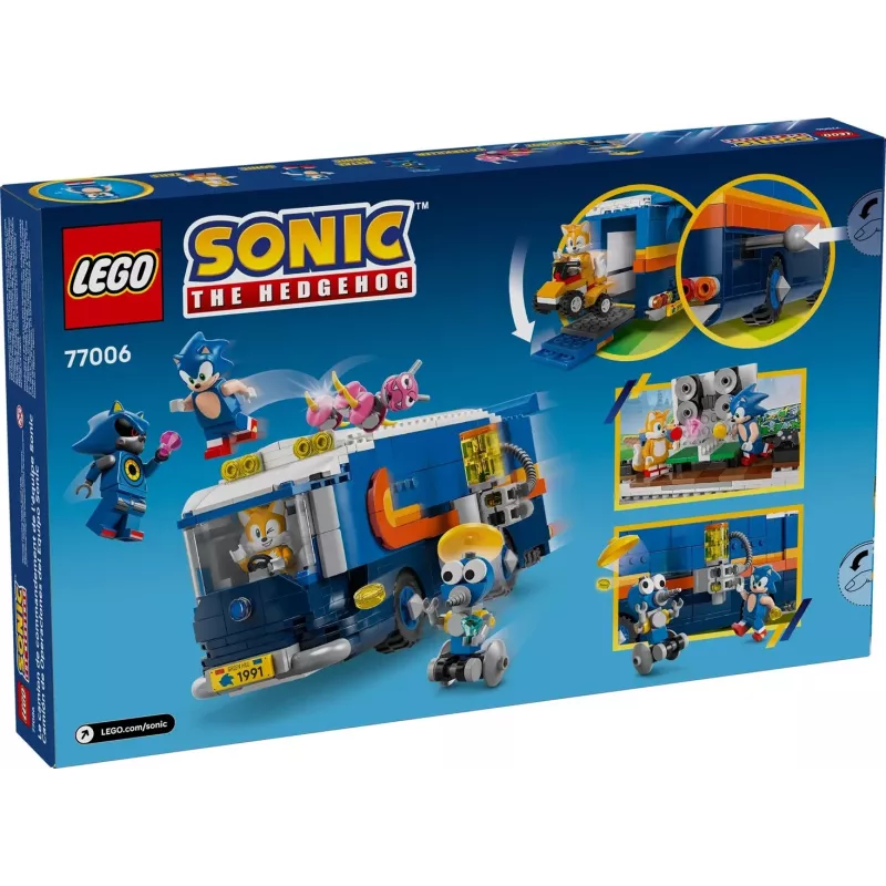 LEGO SONIC THE HEDGEHOG 77006 Team Sonic komandų sunkvežimis