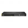 HPE Aruba Networking CX 6100 24G Class4 PoE 4SFP+ 370W valdomas L3 gigabitinis eterneto (10/100/1000) maitinimas per Ethernet (PoE) 1U juodas