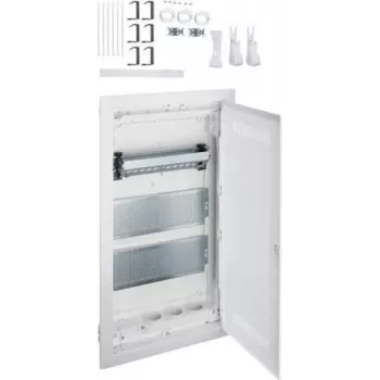 Hager VU36WWH Elektros dangtelio plokštė Plastikas IP30