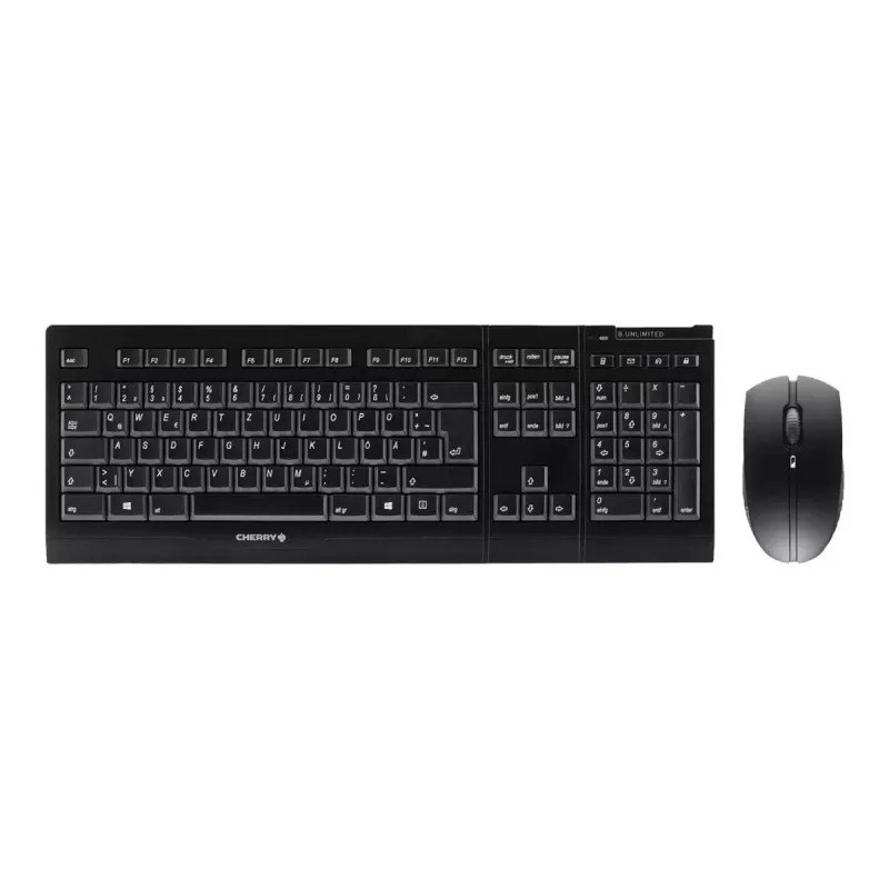 CHERRY B.UNLIMITED 3.0 belaidė klaviatūra su pele, RF, juoda