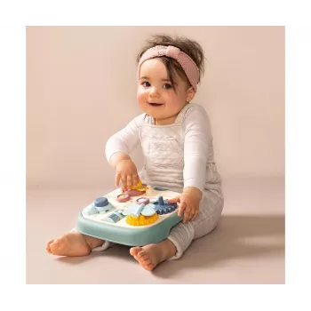Interaktyvi planšetė kūdikiams SMOBY Little mokomasis žaislas nuo 12 mėn. su mygtukais, garsais ir mokymosi veiklomis