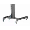 Grindinis TV stovas Gembird TVS-70T-02, 37–70 colių, 70 kg, VESA 200x200–600x400, pakreipimas ±5°/−12°, aukščio reguliavimas, ratukai, kabelių valdymas