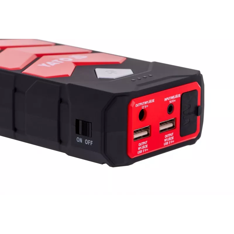 Automobilinis užvedimo starteris YATO YT-83081 9000 mAh juoda, oranžinė