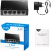 Nevaldomas jungiklis Cudy FS105 5 prievadai Fast Ethernet 10/100 juodas