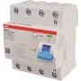ABB Stotz S&J liekamosios srovės grandinės pertraukiklis B tipas 4P 40A, 30mA, 3kA, 4TE F204B-40/0,03-4TE (2CSF204568R1400)