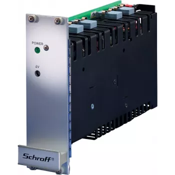 Schroff Maxpower maitinimo šaltinis (stelažinis, montuojamas į 19 inch stelažą) - AC 90-254/ DC 100-360 V - 102 W - aktyvus PFC - 3U - 48,3 cm (19 inch) (13100116)