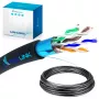Tinklo kabelis Extralink CAT5E FTP (F/UTP) 50 m juodas