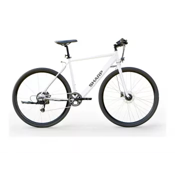 Sharp Gravel E-Dviratis 250W Variklis App 70km Baltas Glanz