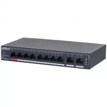 Dahua Technology SG4010P tinklo jungiklis Valdomas L2 Gigabit Ethernet (10/100/1000) Power over Ethernet (PoE) Juoda