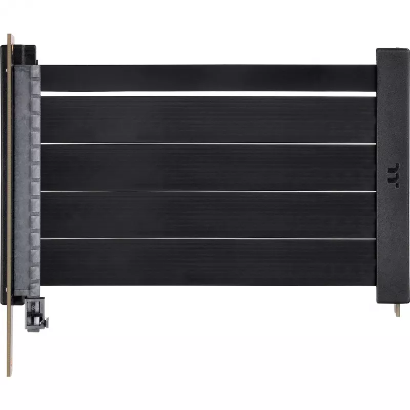 Thermaltake PCI-E 4.0 130 mm dvigubas 90 laipsnių kampu lenktas prailginimo kabelis