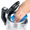 Severin WK 3468 elektrinis virdulys 1 L 2200 W Juodas, Nerūdijantis plienas, Peršviečiamas