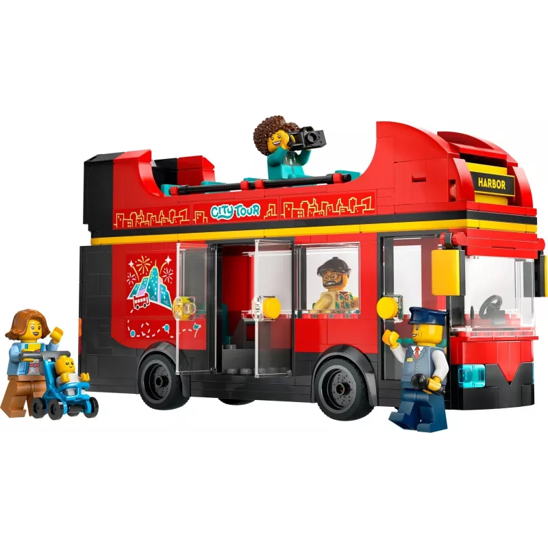 LEGO City Raudonas dviaukštis apžvalginis autobusas 60407
