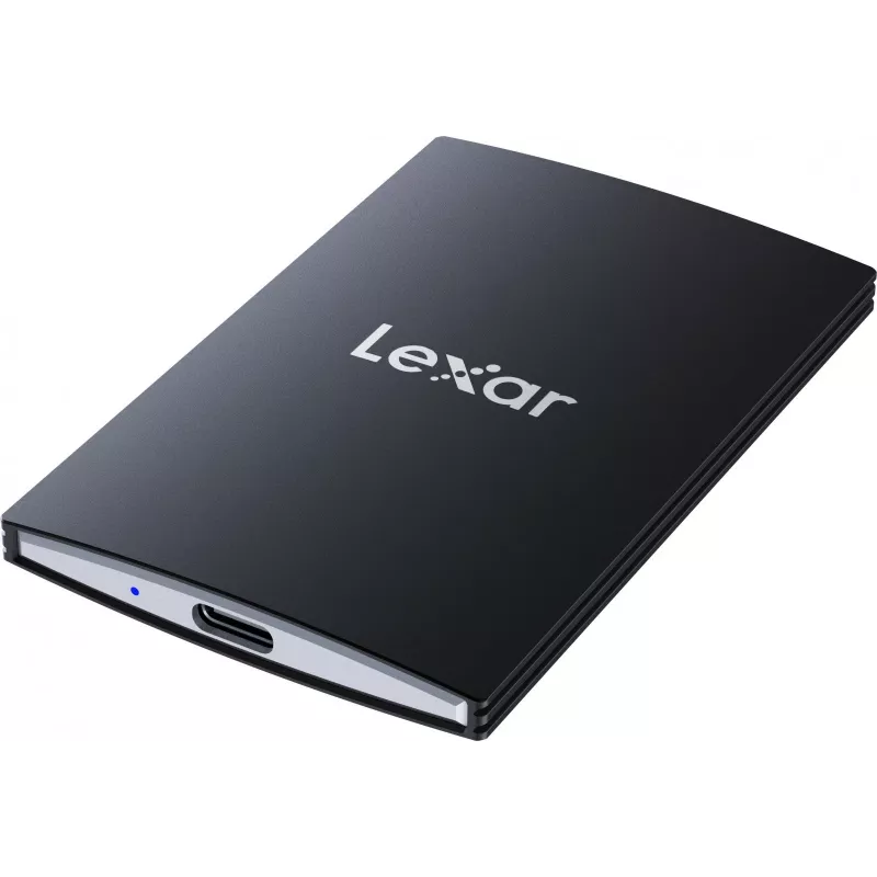 Lexar SL500 išorinis SSD diskas 1 TB, USB-C, USB 3.2 Gen 2x2, skaitymo sparta iki 2000 MB/s / rašymo iki 1800 MB/s, 43 g, juodos spalvos
