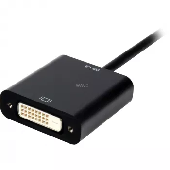 SHARKOON DisplayPort 1.2 > DVI24+1 keitiklis, juodas, 15 cm