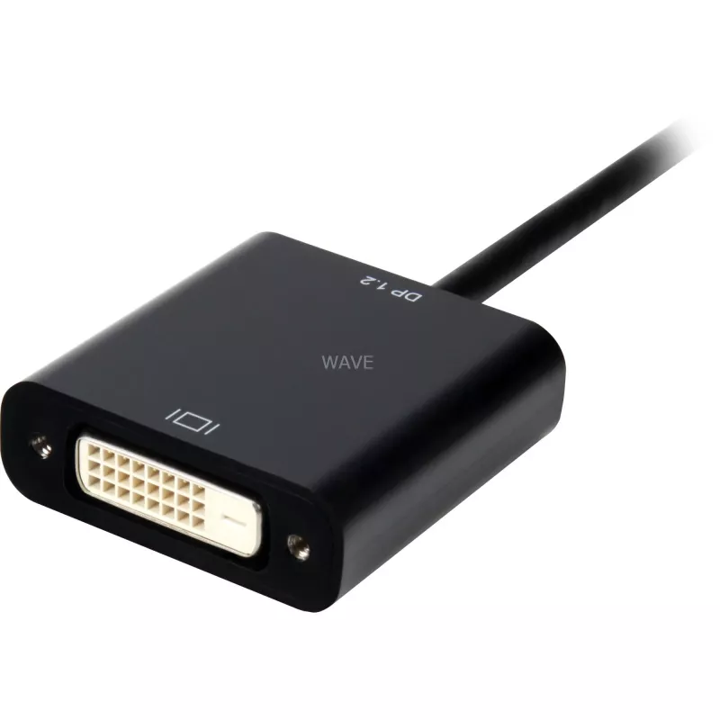 SHARKOON DisplayPort 1.2 > DVI24+1 keitiklis, juodas, 15 cm