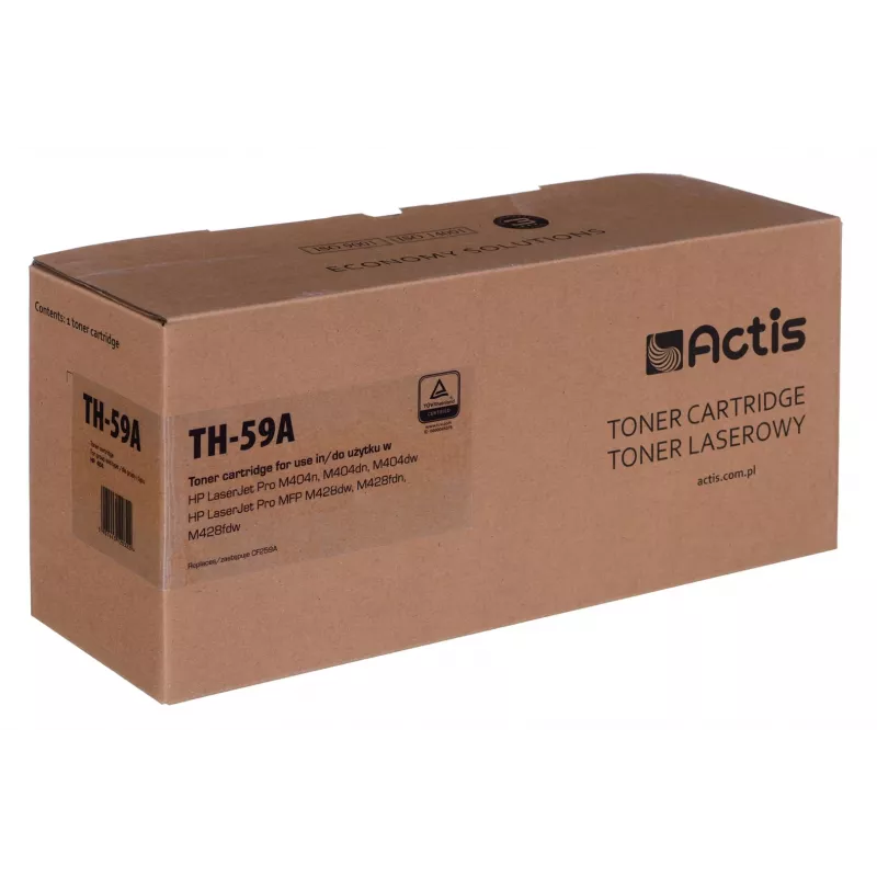 Actis TH-59A toner (pakaitalas HP CF259A; Supreme; 3000 puslapių; juoda) su toneryje esančiu stebėjimo lustu. Rekomenduojame išjungti spausdintuvo programinės įrangos atnaujinimus.