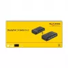 DELOCK DisplayPort 1.4 jungiklis 2 x 2 DisplayPort įėjimai į 1 x 2 DisplayPort išėjimai 8K