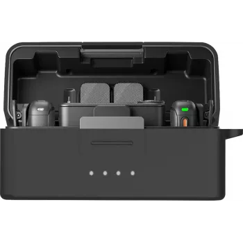 PULUZ Silikoninis apsauginis dėklas su įkrovimu DJI Mic 3 (juodas)