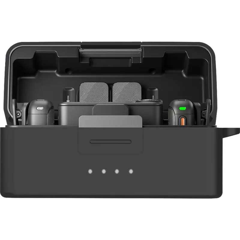 PULUZ Silikoninis apsauginis dėklas su įkrovimu DJI Mic 3 (juodas)