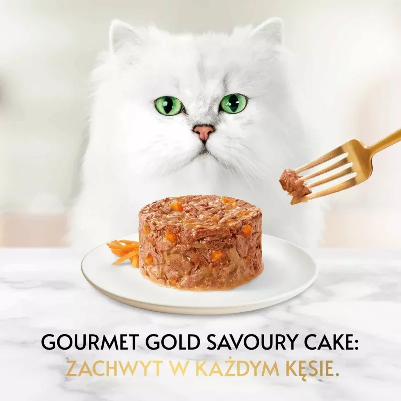 GOURMET GOLD - Sūrus pyragas su vištiena ir morkomis 85g