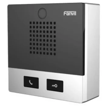 Vielinis audio domofonas Fanvil I10D juodas nerūdijantis plienas