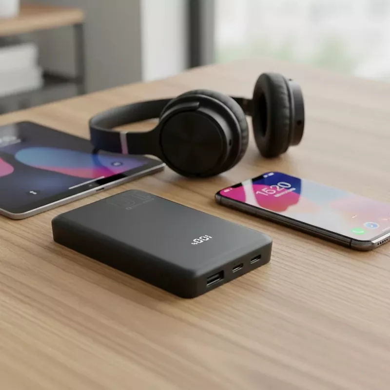 Nešiojamas powerbank'as everActive EB-11QB 10 000 mAh, 2× USB-C 20W (QC4.0)