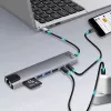 MEDIA-TECH USB 8 IN 1 GIGA LAN HUB MT5046