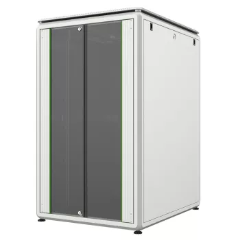 19 colių stovo spinta Lanview RDL26U81WH – 26U vertikali erdvė, balta