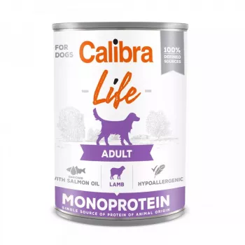 CALIBRA Life Adult Monoprotein Ėrienos šlapias šunų maistas 400g