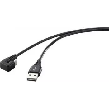 Renkforce USB 2.0, Telefon (analoginis) jungiamasis kabelis [1x USB 2.0 kištukas A - 1x USB 2.0 kištukas C] 1,00 m juodas (RF-4609276)
