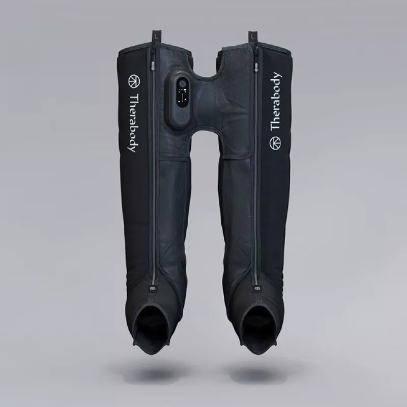 Pneumatiniai atsigavimo batai Therabody RecoveryAir JetBoots Prime S – nuoseklios kompresijos sistema, baterija, 180 min veikimo laikas, juoda, 2,51 kg