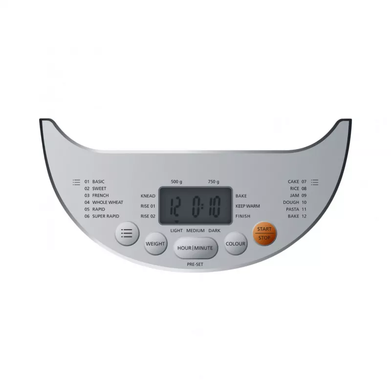 Kepimo mašina Steba BM 3 (balta/sidabrinė, 600 W, iki 750 g kepalų)