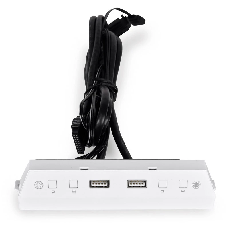 USB prijungimo modulis Lian Li LAN216-1 19 kontaktų baltas USB 3.0