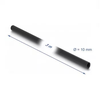 DeLOCK PVC izoliacinė rankovė 3 m x 10 mm juoda