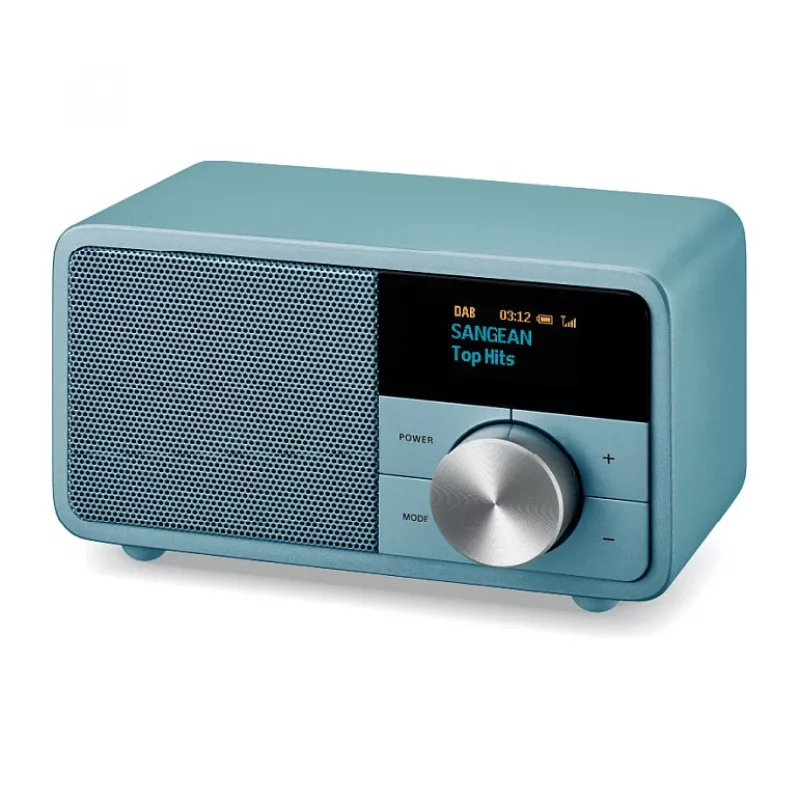 Sangean DDR-7 Norse Blue asmeninis stalo radijo imtuvas, DAB+, FM, AUX, Bluetooth, turkio spalva