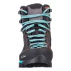 Salewa MTN Trainer Mid GTX Female Adult Black Blue Leather Suede Vibram WTC