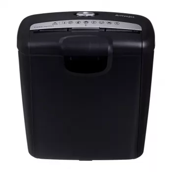Popieriaus smulkintuvas Activejet ASH-0601S, P-2, 10 l, 6 mm juostelė, 6 lapai, juodas